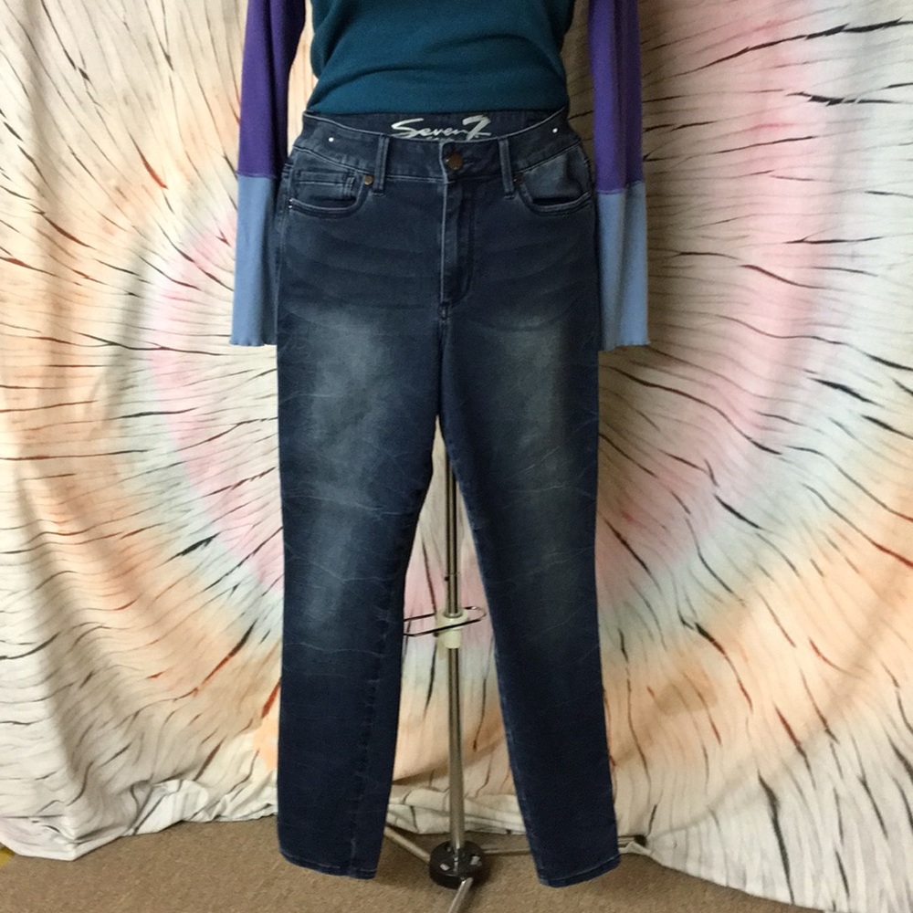 Se7ev dark blue jeans